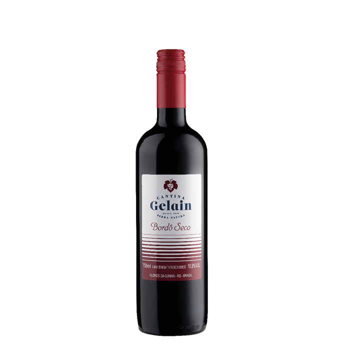 Cantina Gelain Vinho de Mesa Tinto Seco Bordô 750ml